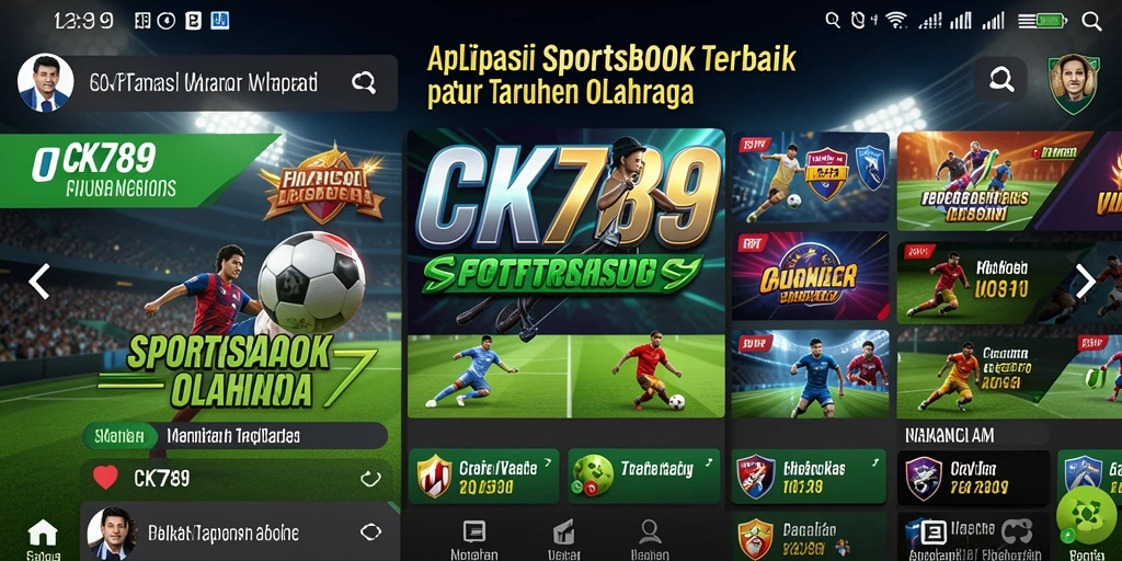 Screenshot CK789 menampilkan antarmuka taruhan olahraga yang menarik.