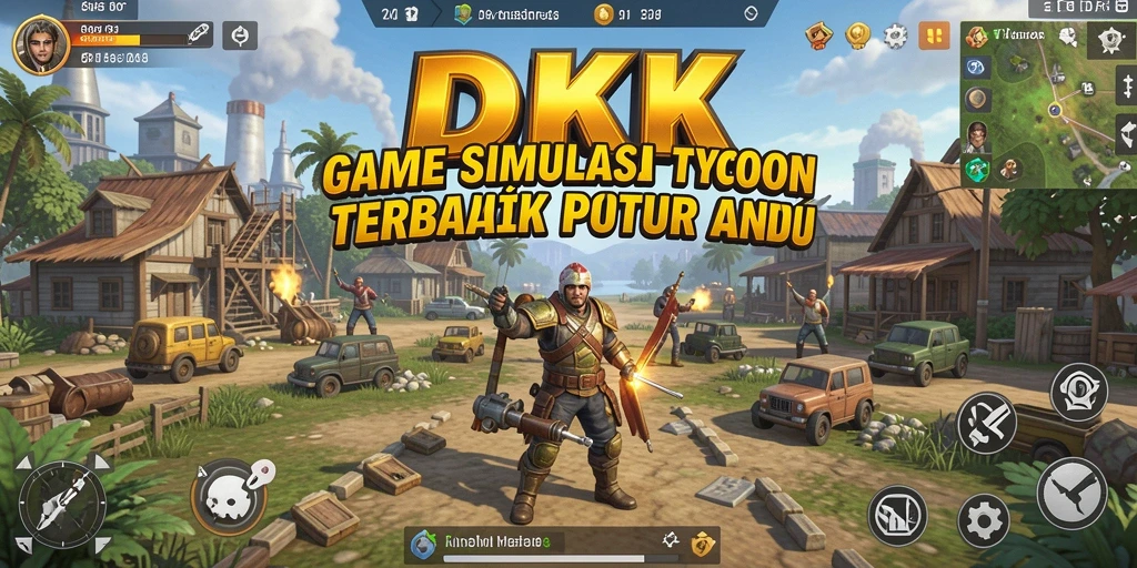 Gameplay seru DKK dalam membangun bisnis Tycoon.