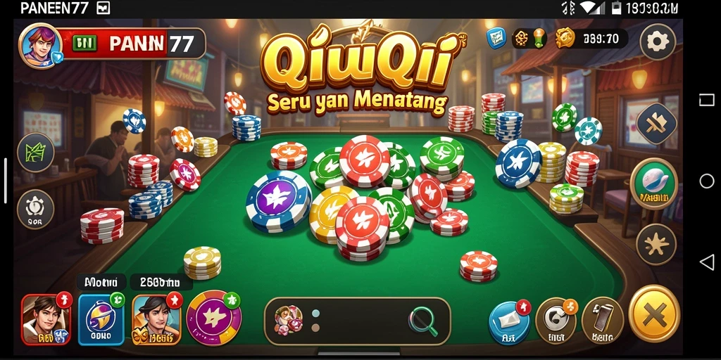 Gameplay seru QiuQiu di PANEN77 penuh strategi dan kompetisi.