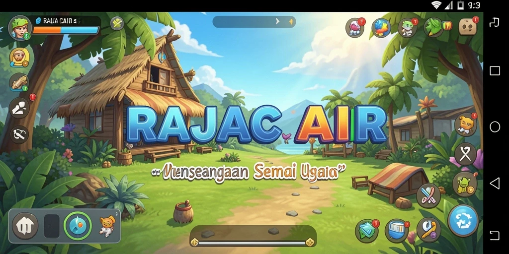 Tampilan gameplay RAJACAIR yang mengasyikkan dan penuh warna.