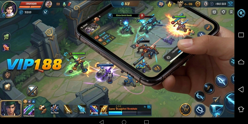 Tangkapan layar gameplay VIP188 menunjukkan strategi epik dalam aksi.